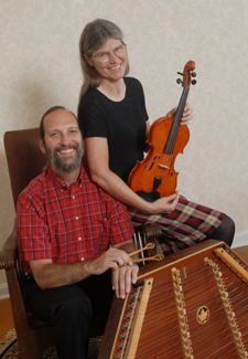 Bill and bEcky with instruments