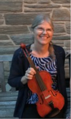 Becky with fiddle